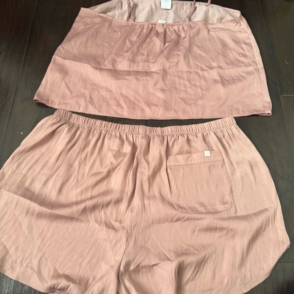 NWT OLD NAVY Blush Pink Women's Sleepwear Set L comfy coquette lounge - Picture 5 of 5
